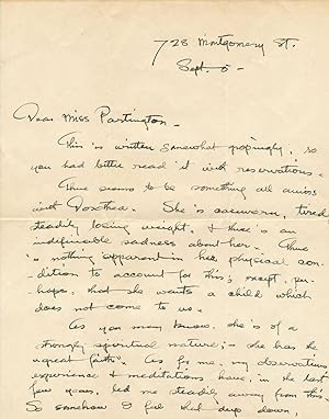 DIXON, MAYNARD Scarce Autograph Letter SIGNED about DOROTHEA LANGE