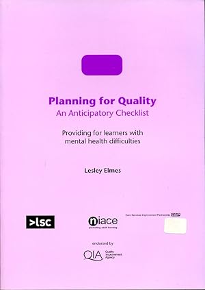 Planning for Quality : An Anticipatory Checklist