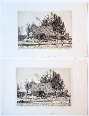 [Modern print, etching and dry point] Garden house (tuinhuis), published before 1913.