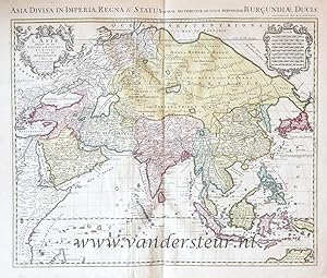 [Cartography, published 1756] Map of Asia: L'Asie divisée en ses empires, royaumes et estats, á l...