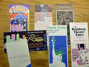 18 Items - New York Area - from about 1970 - travel ephemera