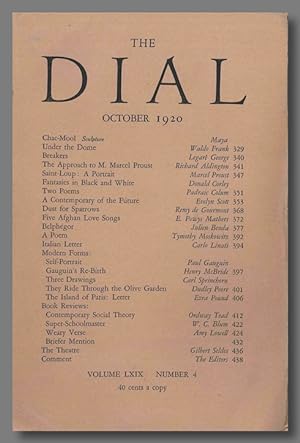"Dust For Sparrows," contained in THE DIAL