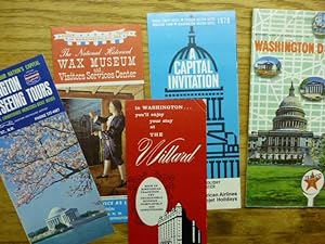 11 Items - Washington DC items - about 1970 - travel ephemera