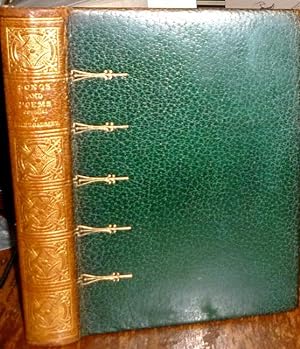 Songs and Poems. C1910, First Edition. Full Leather