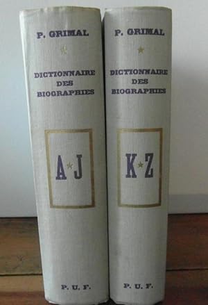 Dictionnaire des biographies 2 tomes