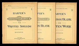 Harper's Spelling Blank for Written Spelling ; Harper's Spelling and Dictation Blank ; Harper's D...