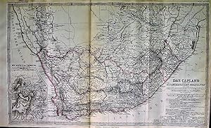 1868 Map of the Capland Together with the South African Republics and the Area of the Hottentots ...