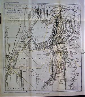 1868 Original Map Northwestern Part of the Argentine Republic (the Provinces of Tucuman & Catamar...