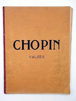 VALSES CHOPIN PARTITURA. 76 págs (Chopin) No acreditada, s/f