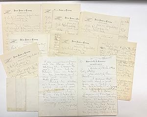 TWENTY AUTOGRAPH LETTERS SIGNED, MARCH 31, 1876 TO NOVEMBER 20, 1891, BY THE FAMED MECHANICAL ENG...