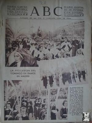 ABC DIARIO ILUSTRADO DE INFORMACION GENERAL. Nº11590 Abril de 1943
