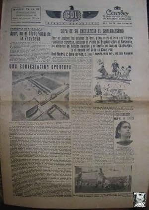 GOL DIARIO DEPORTIVO. Año II núm 240 lunes 12 de mayo 1941