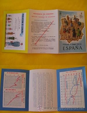 Folleto Publicidad - Advertising Brochure: POBLACIÓN. ESPAÑA 1953