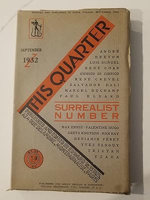 This Quarter: Surrealist Number. Vol. 5, No. 1