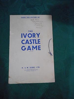 The Ivory Castle Game (BOARD GAME) Gibbs Dentifice - Toothpaste Advertising Game