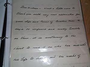 ARCHIVE OF 4 AUTOGRAPHED LETTERS SIGNED