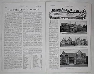 Original Issue of Country Life Magazine Dated June 28th 1924, with a Feature on The Heath, Leight...