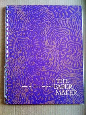 The Paper Maker, Volume 35, Number One, 1966