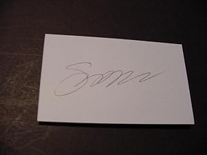 SIGNED CARD