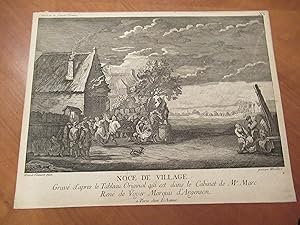 Noce De Village, Grave D'apres Le Tableau Original Qui Est Dans Le Cabinet De Mr. Marc Rene De Vo...