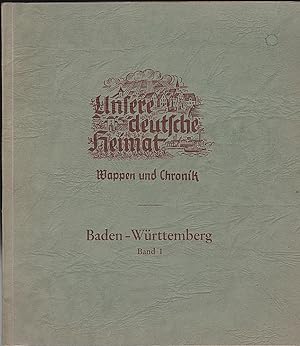 LEERES Sammelbilderalbum: Unsere deutsche Heimat. Wappen und Chronik. Band 1 Baden Württemberg