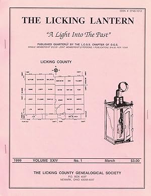 THE LICKING LANTERN "A Light Into The Past": Volume XXIV, No. 1, March 1999
