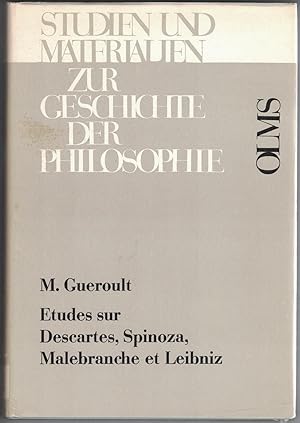 Études sur Descartes, Spinoza, Malebranche et Leibniz.