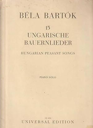 15 Ungarische Bauernlieder - Hungarian Peasant Songs - Piano Solo