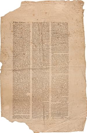 [THREE RARE ILLINOIS BROADSIDES REGARDING THE BITTERLY-CONTESTED 1834 CONGRESSIONAL ELECTION BETW...