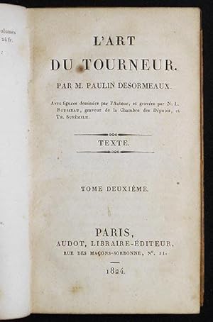 L'Art du Tourneur par M. Paulin Desormeaux [v. 2 -- text only]