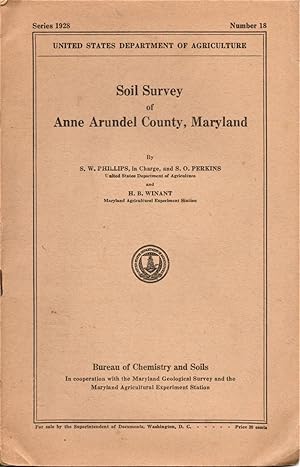 SOIL SURVEY OF ANNE ARUNDEL COUNTY, MARYLAND (Series 1928, Number 18)