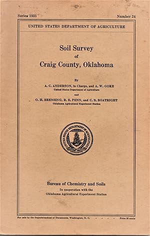 SOIL SURVEY OF CRAIG COUNTY, OKLAHOMA (Series 1931, Number 24))