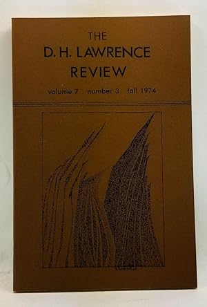 The D. H. Lawrence Review, Volume 7, Number 3 (Fall 1974)