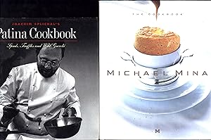 Michael Mina's The Cookbook (SIGNED), AND A SECOND LARGE, SIGNED COOKBOOK, Joachim Splichal's Pat...