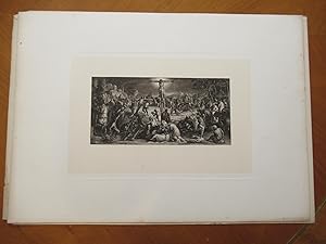 The Crucifiction (Original Antique Etching After Tintoretto)