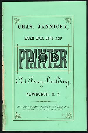 Chas. Jannicky, Steam Book, Card and Job Printer. Advertisement