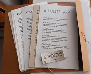 5 Poets 2008 (Suite of Signed Broadsides)