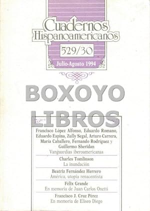 Cuadernos hispanoamericanos. Núm. 529/530 (Julio-Agosto, 1994)