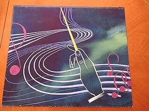 Original Whimsical Oil Painting On Board, Conductor's Hand With Music