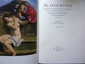 APOCRYPHA Translated out of the Greek and Latin Tongues. Being the Version Set Forth AD 1611, Com...