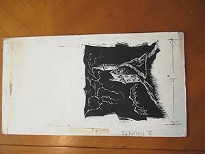 (Science Fiction Art) Original Ink Drawing For Title Page Of The Powell Edition Of "Out Of The Un...