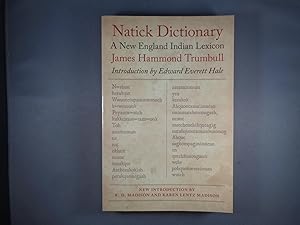Natick Dictionary: A New England Indian Lexicon