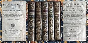Nouvel abrégé chronologique de l'histoire de France. 5 volumes.