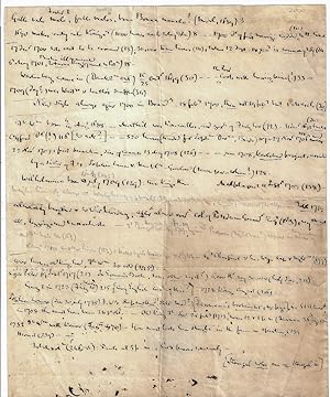 AUTOGRAPH MANUSCRIPT likely from FREDERICK THE GREAT