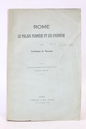 Rome le palais Farense et les Farnèse