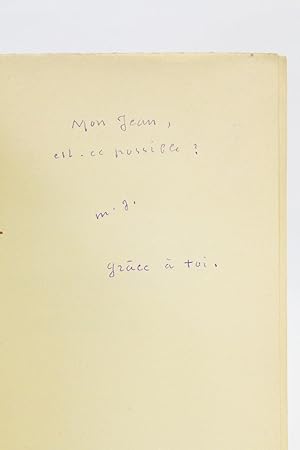 Annotations en marge de la Genèse