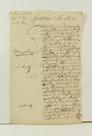 Schreiben an Johann Georg II., Kurfürsten von Sachsen.