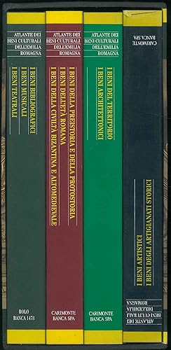 Atlante dei beni culturali dell'Emilia Romagna. Cofanetto con 4 volumi. Vol 1: I beni artistici; ...