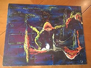 Original Abstract Oil Painting