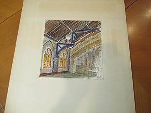 Original Sketch For Interior Wall Decorations For St. Philip Neri Church In The Bronx